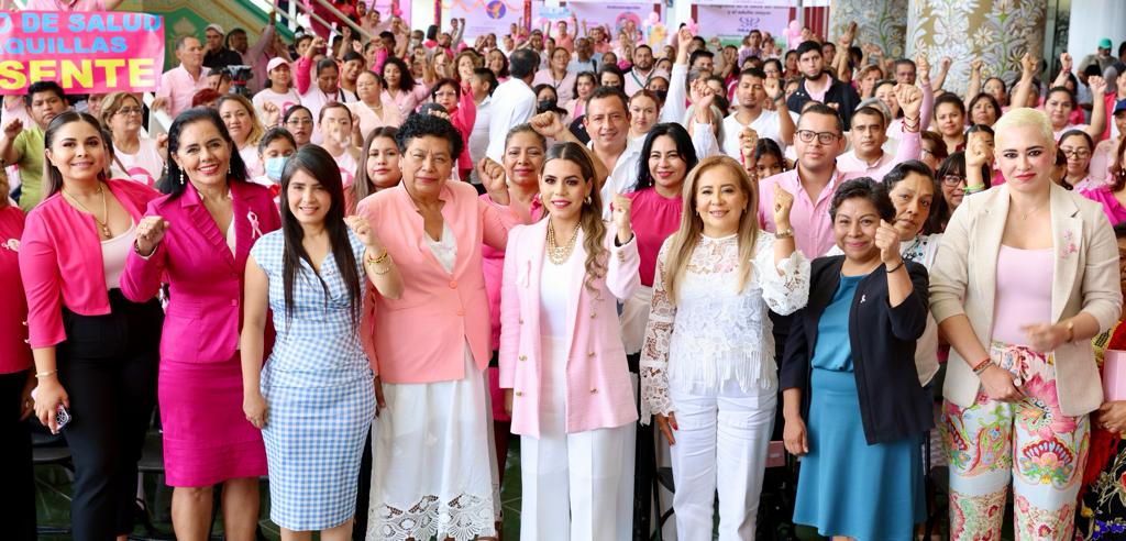 Impulsa Evelyn Salgado acciones de salud contra el Cáncer de Mama en Guerrero