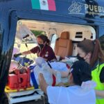 SSG y CRUM realizaron traslado aéreo de una paciente menor de 14 años