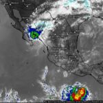 Se formó la depresión tropical Dieciocho-E al Sur de las costas de Oaxaca