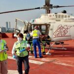 Se realiza con éxito traslado aéreo del puerto de Acapulco al hospital general ‘Gea González” en la Ciudad de México