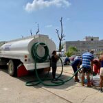 CAPASEG continúa con la entrega agua en pipas en las colonias de Acapulco