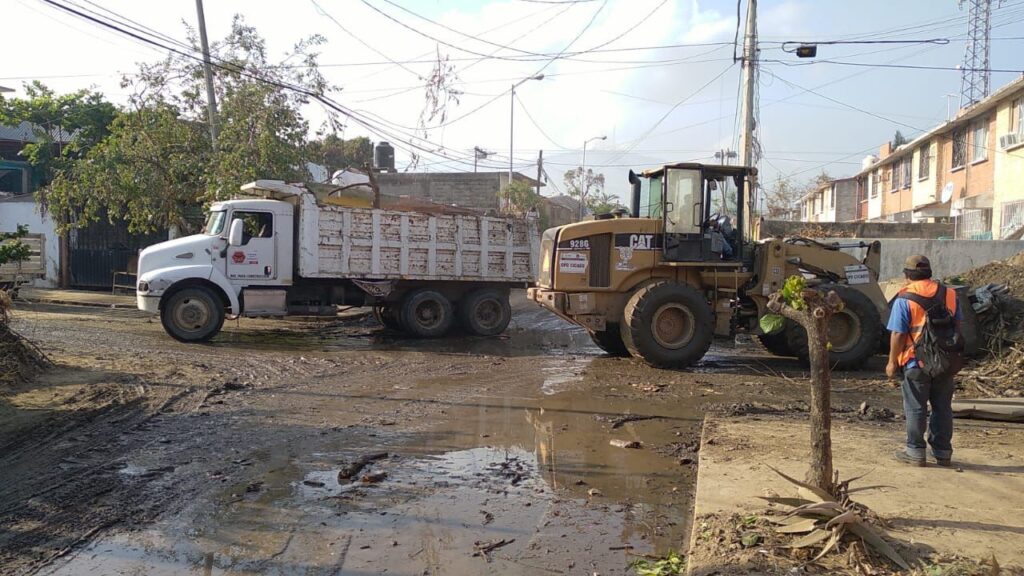 La brigada de CICAEG hasta este jueves han retirado más de 27,669 Toneladas de azolve y escombros