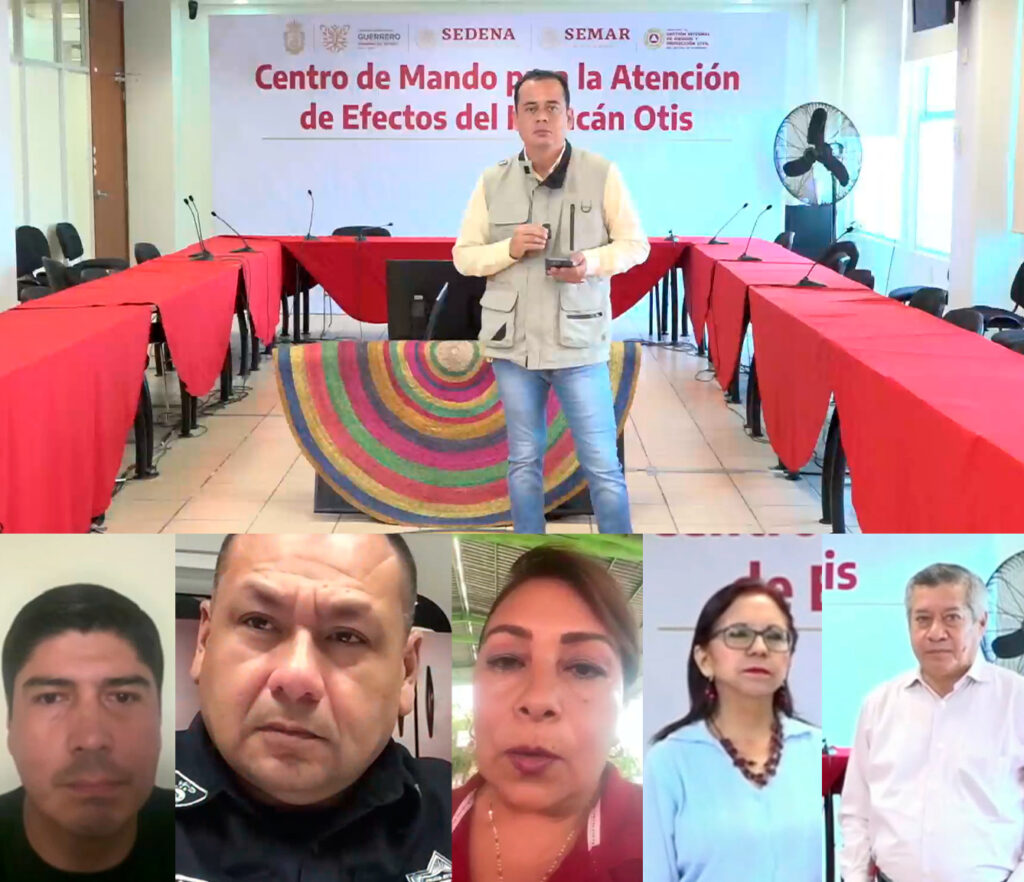 Continúa el apoyo a la población con alimentación, limpieza y atención médica en Acapulco y Coyuca de Benítez