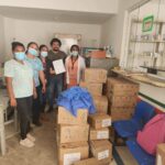 Salud Guerrero continúa entregando material de curación y medicamentos en el Centro de Salud de Puerto Marqués