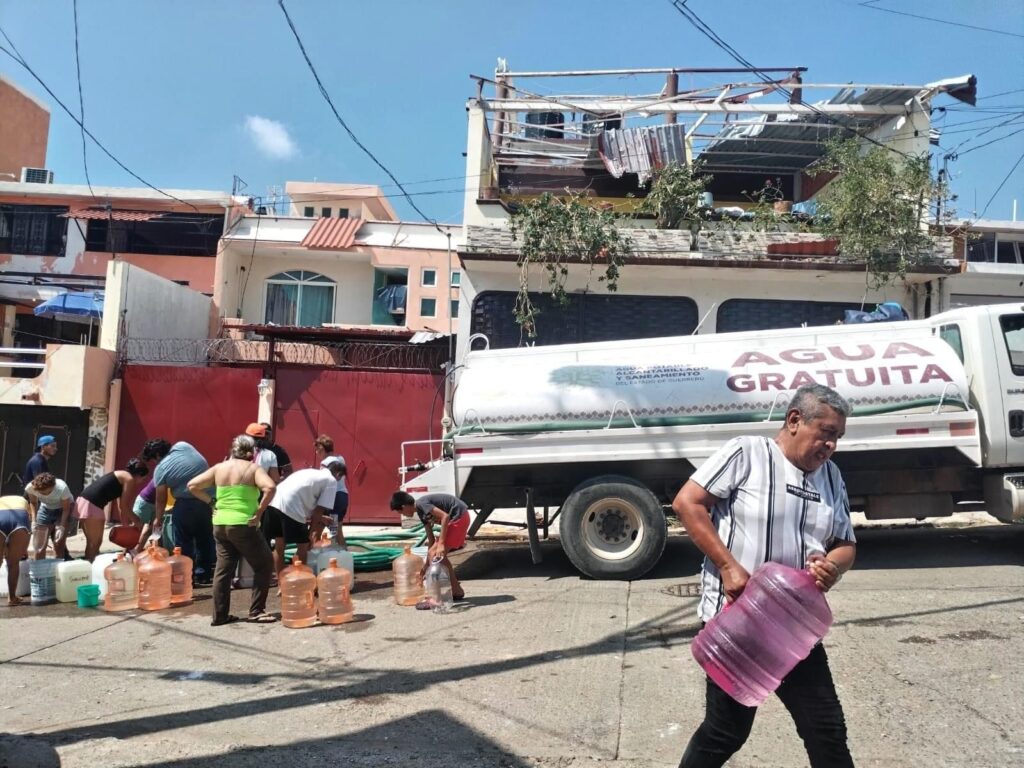Se restablece de manera paulatina el servicio del agua en Acapulco: Capaseg
