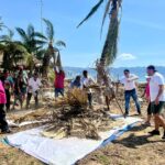 La limpieza en la costera Miguel Alemán de Acapulco sigue siendo atendida,