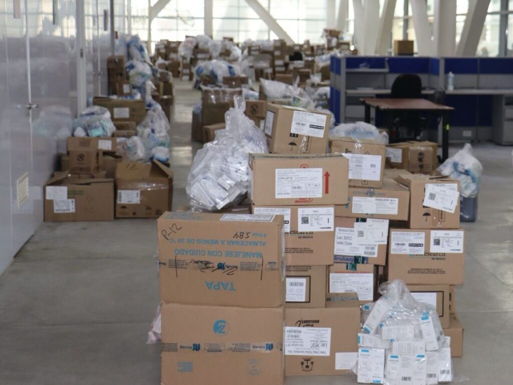 Secretaría de Salud mantiene la distribución permanente de medicamentos e insumos para garantizar el abasto en hospitales y centros de salud de Acapulco