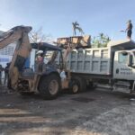 Continúan las labores de recolección de residuos en la Colonia Renacimiento de Acapulco