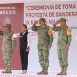 Asiste la gobernadora Evelyn Salgado a la Toma de Posesión del Cargo y Protesta de Bandera de Enrique Martínez López, como comandante de la Novena Región Militar