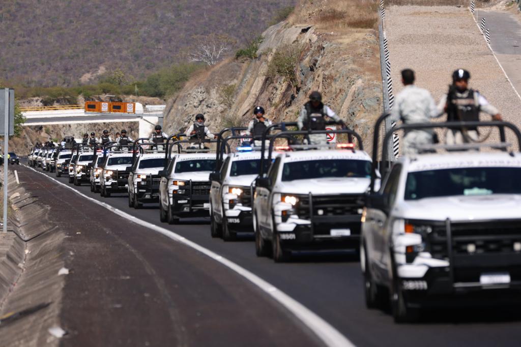 Mega operativo de seguridad en carreteras de Guerrero