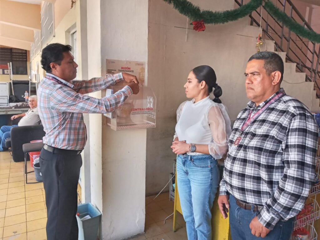 Activa Contraloría Buzones Transparentes en dependencias para escuchar al pueblo