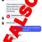El Gobierno del Estado de Guerrero Alerta de fraudes y estafas, a través de Messenger y WhatsApp