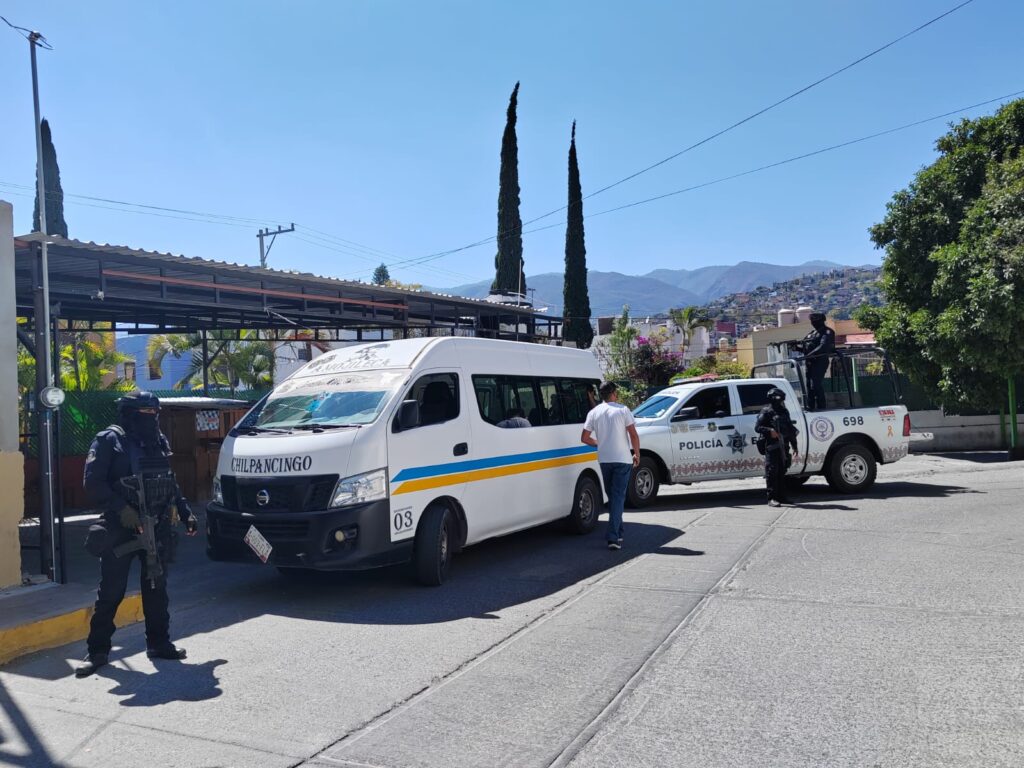 Más de 500 elementos de los 3 niveles de gobierno brindan seguridad en Chilpancingo