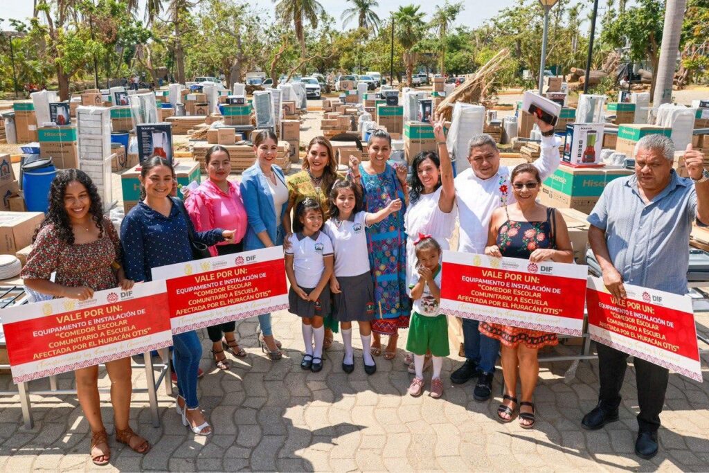 Fortalece Evelyn Salgado el programa de Comedores Escolares Comunitarios a través del DIF Guerrero