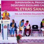 Supervisa Liz Salgado Programa de Desayunos Escolares Calientes “Letras Sanas” en Zotoltitlán