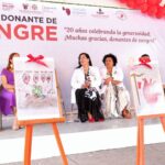 INAUGURA AIDÉ IBAREZ PROGRAMA ALUSIVO AL DÍA MUNDIAL DEL DONANTE DE SANGRE