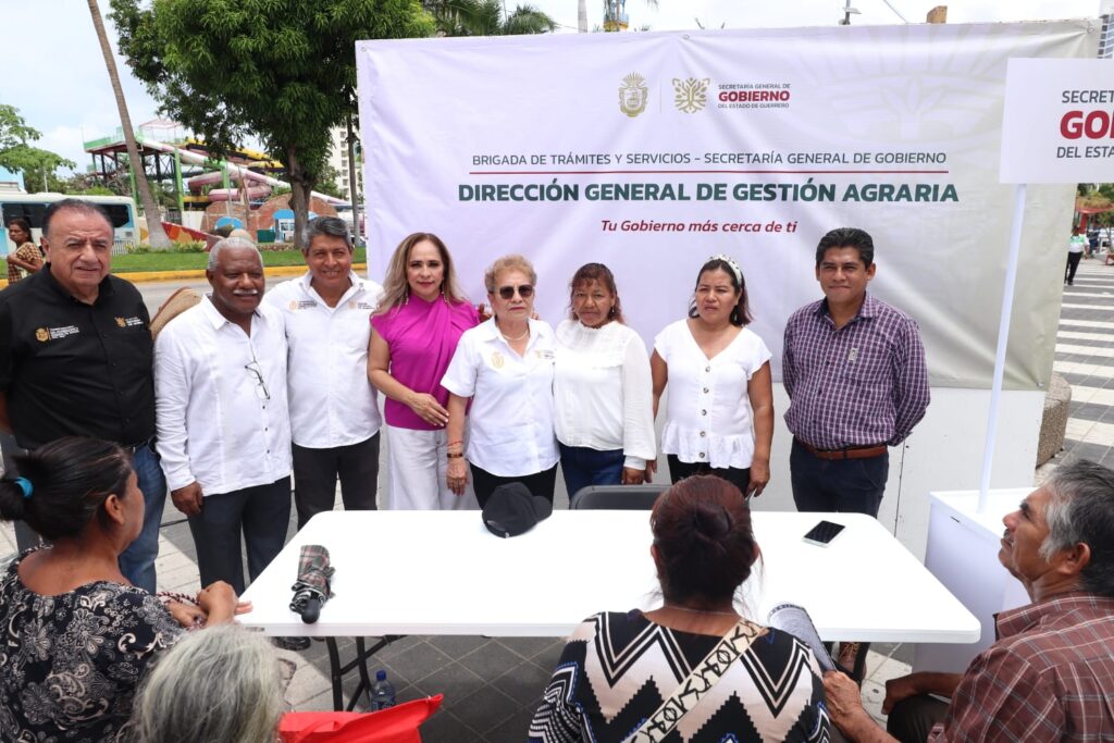 Lleva la Secretaría General de Gobierno brigadas de trámites y servicios a puntos estratégicos de Acapulco
