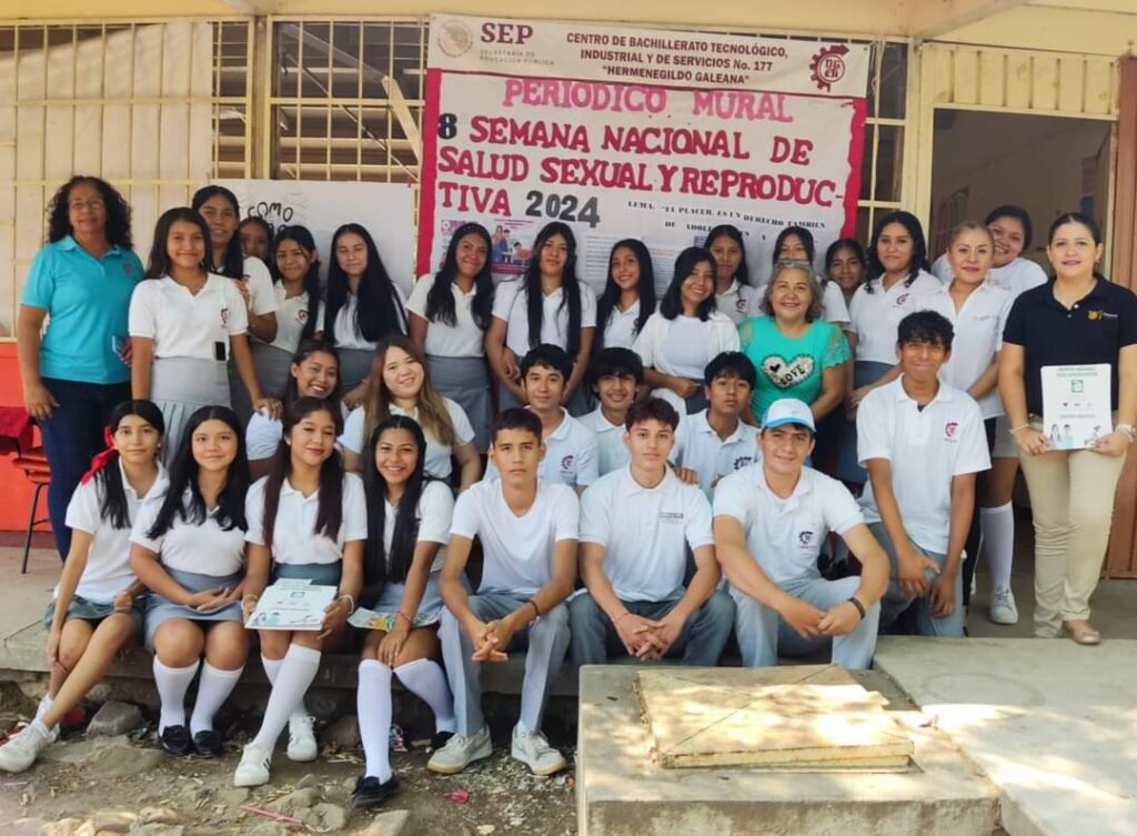 REALIZA LA SSG LA “SEMANA DE SALUD SEXUAL Y REPRODUCTIVA DE ADOLESCENTES DGETI 2024” EN LA COSTA GRANDE