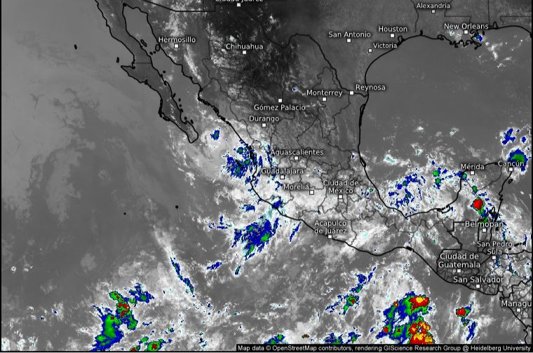 Sigue el pronóstico de lluvias en Guerrero para las próximas horas: SGIRPCGRO