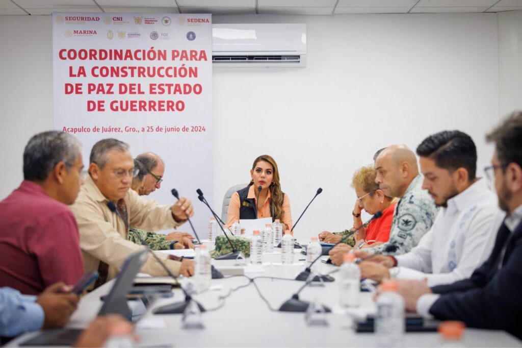 La Gobernadora Evelyn Salgado Pineda presidió la sesión de la Mesa de Coordinación para la Construcción de la Paz