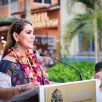 Inaugura Evelyn Salgado la remodelación de la Zona Peatonal del Centro de Zihuatanejo