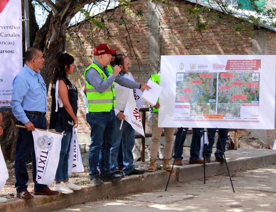 Inicia Gobierno del Estado desazolve preventivo de barrancas y canales en Tixtla