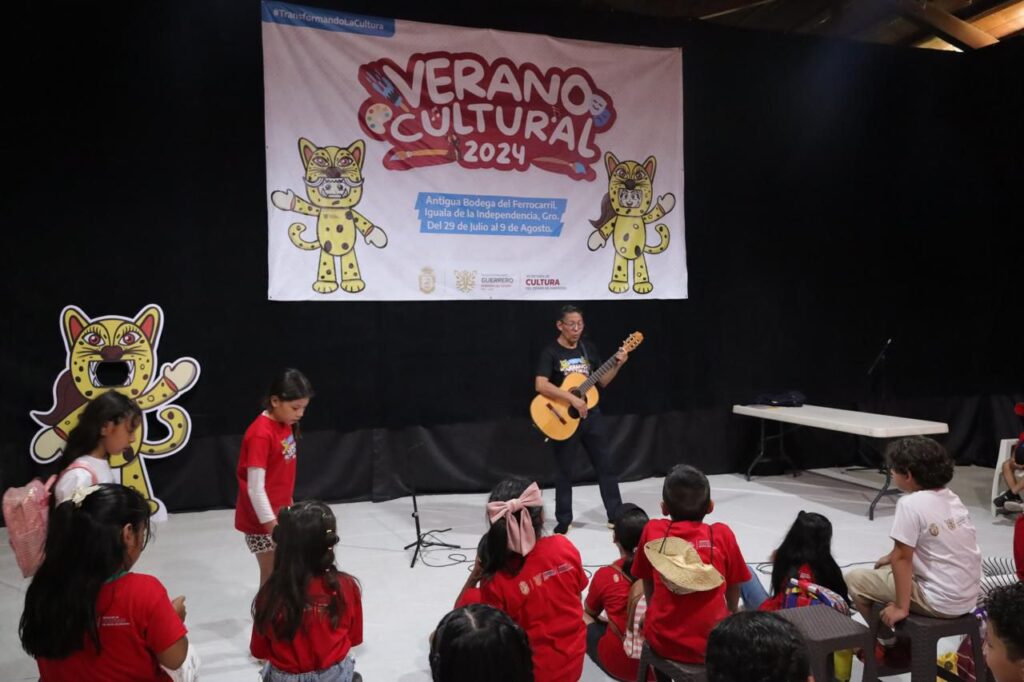 La Secretaría de Cultura inició los talleres un Verano Cultural 2024, en Chilpancingo, Iguala, Taxco y Acapulco