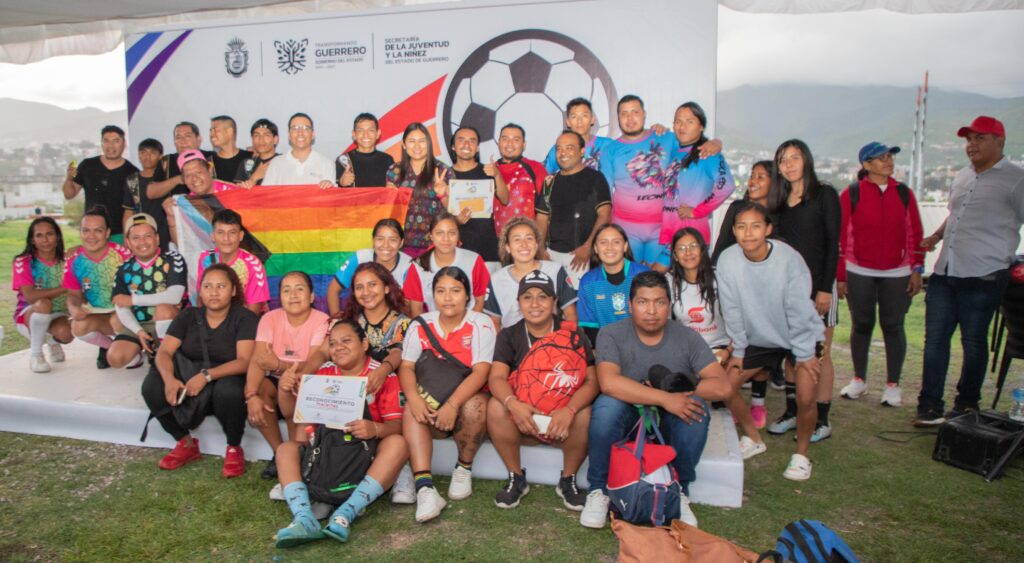 Realiza gobierno del estado torneo PRIDE fútbol 7 en su edición 2024