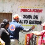SGIRPCGRO realiza trabajo preventivo por lluvias en el municipio de San Jerónimo en la Costa Grande