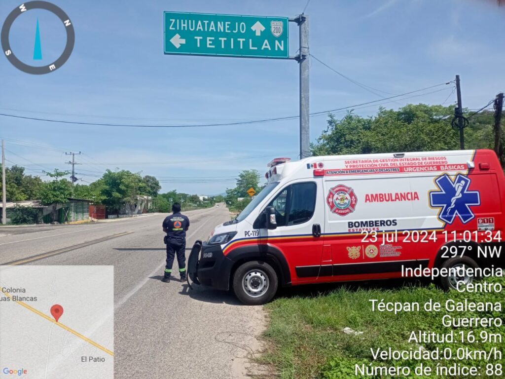 La Secretaría de Gestión Integral de Riesgos y Protección Civil del Estado se mantienen atentas con acciones preventivas en diferentes municipios de la región Costa Grande
