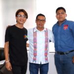 El Mtro. Abel Bruno Arriaga, titular de la Secretaría para el Desarrollo de los Pueblos Indígenas y Afromexicano, recibió al C. Manuel Alejandro Guzmán Guzmán, estudiante y presidente del Grupo de Empoderamiento LGBT de la UAGRO.