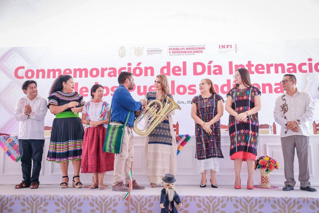 Conmemora Evelyn Salgado el Día Internacional de los Pueblos Indígenas en Guerrero