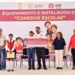 Equipa la gobernadora Evelyn Salgado Pineda, a 43 comedores escolares de centros educativos de la zona Centro