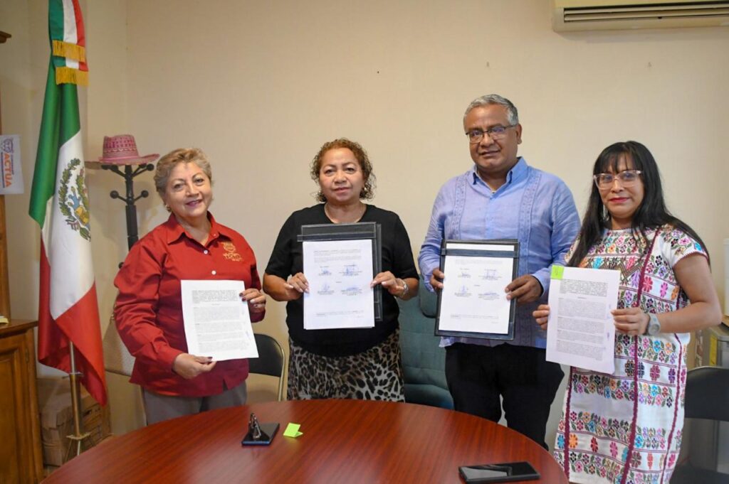 Firma la SEMUJER un convenio de colaboración para el adelanto y bienestar de las mujeres de la región Centro