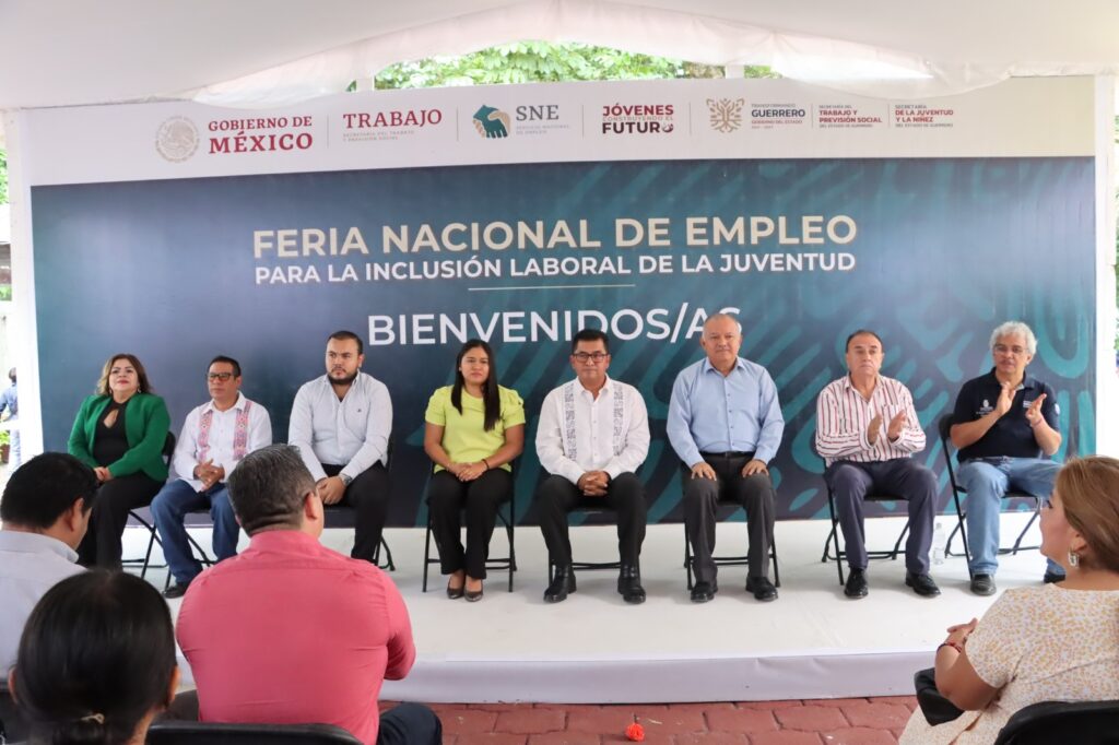 Inauguran la Feria Nacional de Empleo para la Inclusión Laboral de la Juventud en Chilpancingo impulsada por la gobernadora Evelyn Salgado