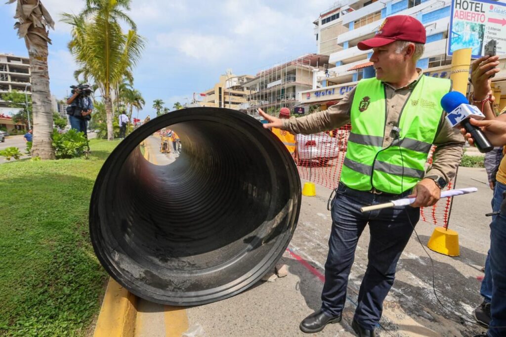 Inicia Evelyn Salgado en Acapulco la segunda etapa de Rehabilitación del Colector Sanitario Papagayo