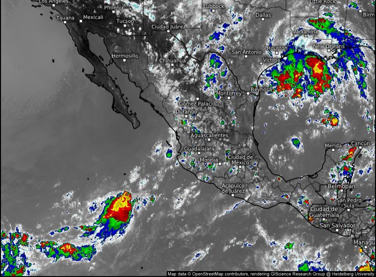 La SGIRPCGRO pronostica lluvias fuertes para este fin de semana en Guerrero