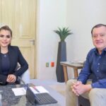 La gobernadora Evelyn Salgado Pineda sostuvo una reunión con el rector de la Universidad Autónoma de Guerrero