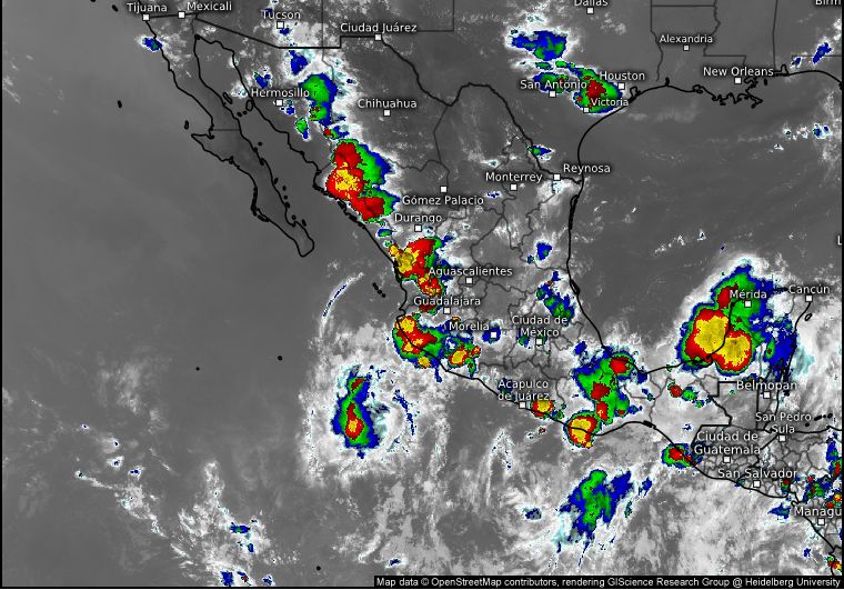 SGIRPCGRO ALERTA POR TEMPORAL DE LLUVIAS FUERTES PARA ESTE FIN DE SEMANA EN GUERRERO