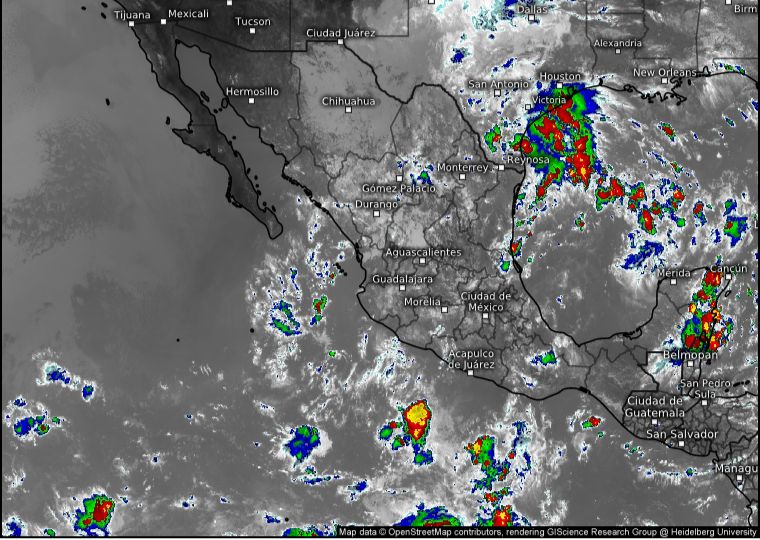 Alerta SGIRPCGRO por lluvias de moderadas a fuertes en Guerrero