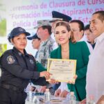 Cumple Evelyn Salgado con la profesionalización de la Policía Estatal de Guerrero