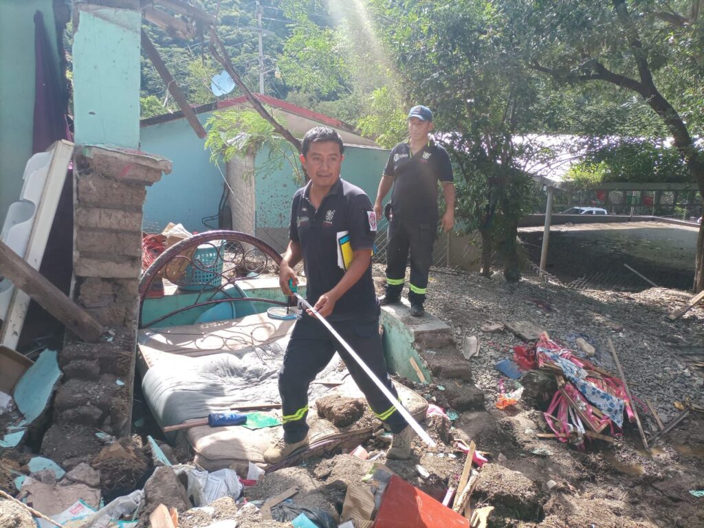Instruye Evelyn Salgado atender afectaciones por lluvias en municipio de Heliodoro Castillo