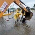 Instruye Evelyn Salgado atender problemas de inundaciones, drenaje y retiro de material en vialidades de Acapulco