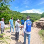 Instruye Evelyn Salgado atender reporte de daños en el puente Arroyo Temalác, en Copalillo