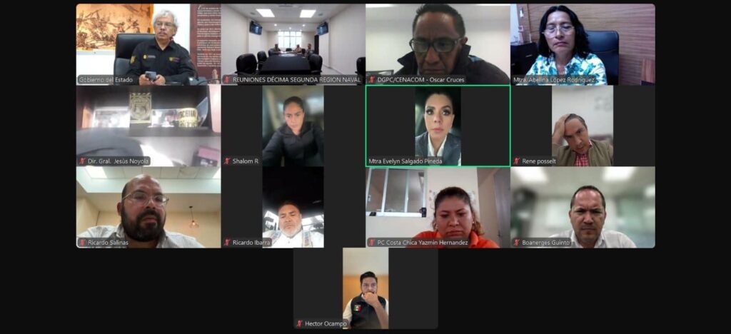 Mantiene Evelyn Salgado en sesión permanente y coordinación por lluvias intensas provocadas por el Huracán “John”