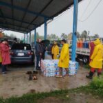 Personal de la Comisión de Infraestructura Carretera y Aeroportuaria del Estado de Guerrero (CICAEG), atiende derrumbes presentados en la carretera Marquelia – Ometepec