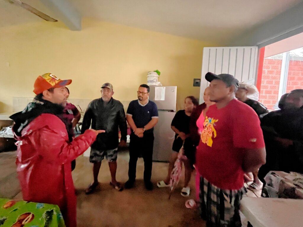 El equipo de la SEPLADER aperturó dos albergues y dos comedores comunitarias en la cabecera municipal de Copala