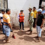 Continúa Evelyn Salgado con trabajos de limpieza en zonas afectadas por las lluvias en Guerrero