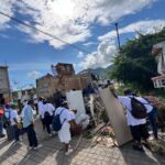 Continúan los trabajos de limpieza en colonias de Acapulco