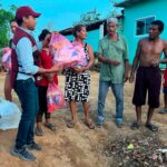 Brigadas de apoyo de la SEPLADER, como parte de la estrategia #FuerzaOperativaGuerrero distribuyeron despensas